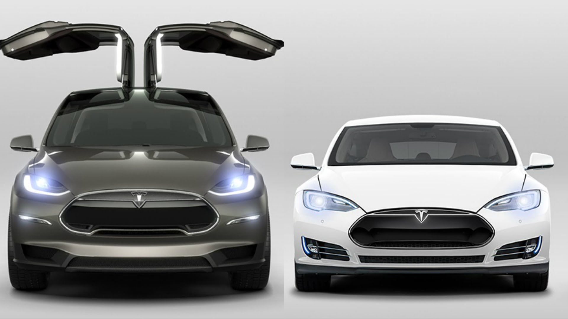Tesla model X - model S