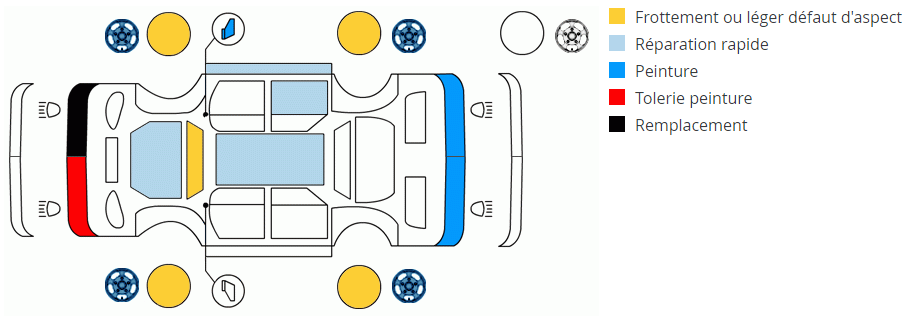 Eclaté de carrosserie 