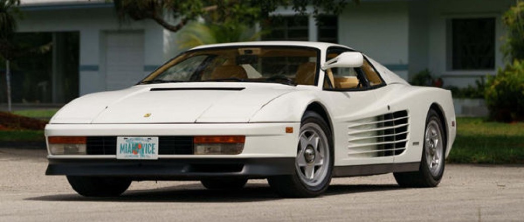 Ferrari Testarossa de Miami Vice aux enchères