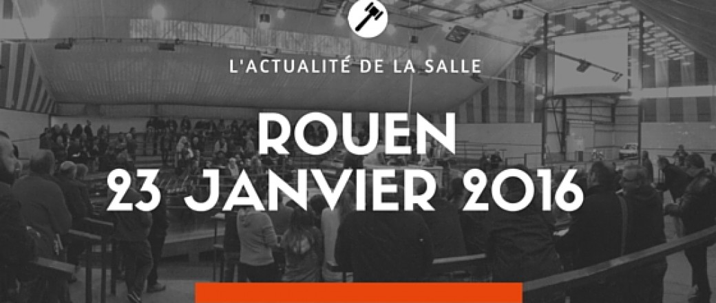 Vente du samedi 23 janvier à Rouen