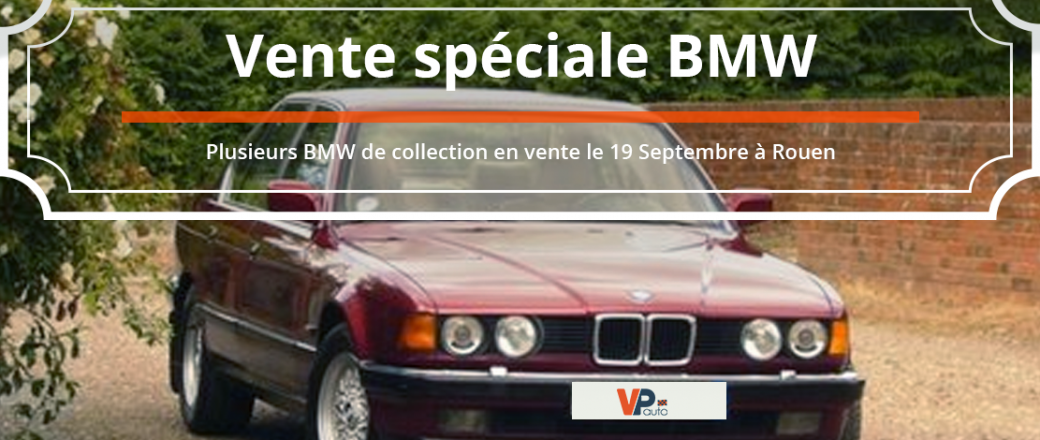 Vente aux enchères de plusieurs BMW de collection